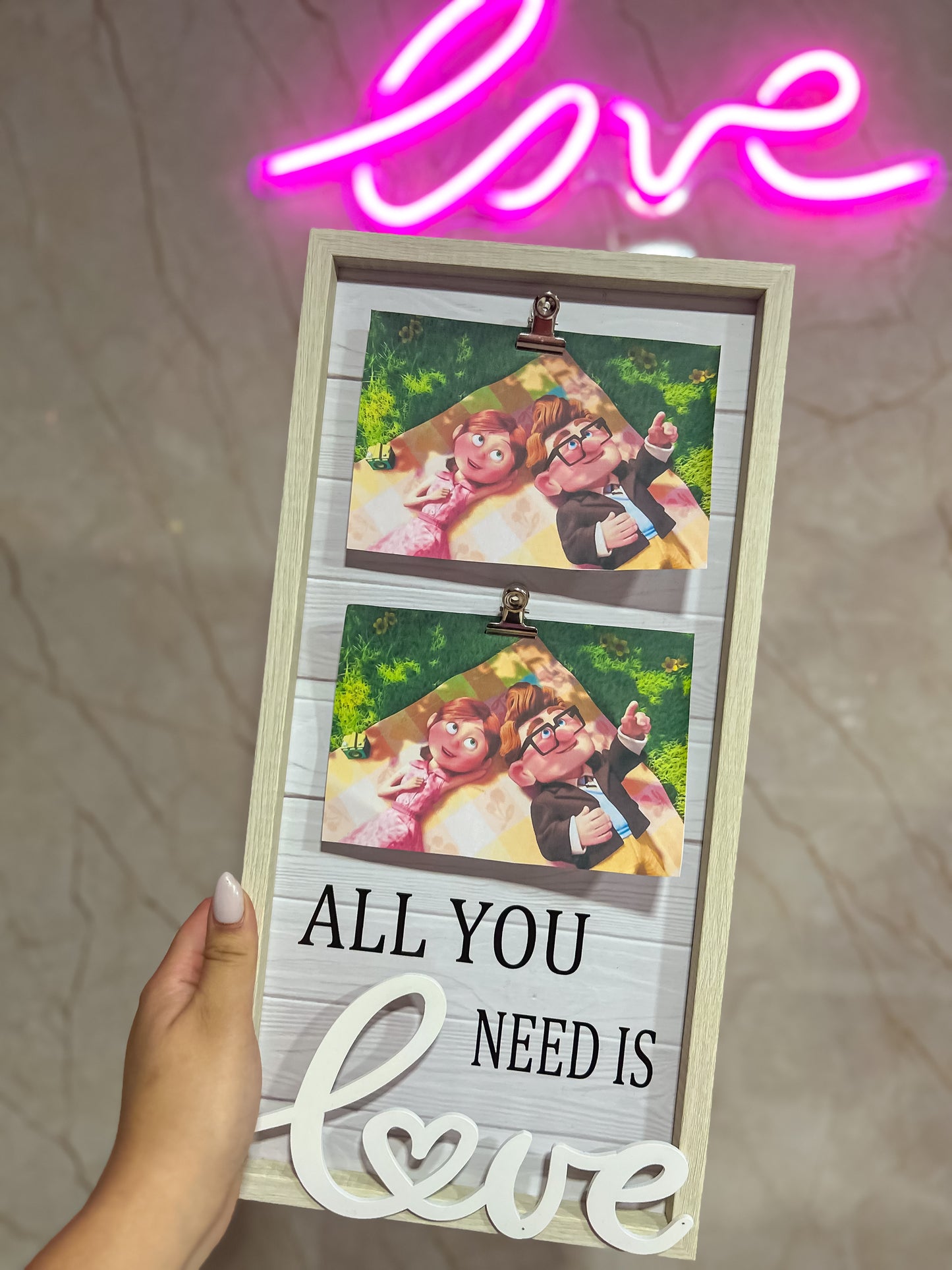 Marco para fotos Love