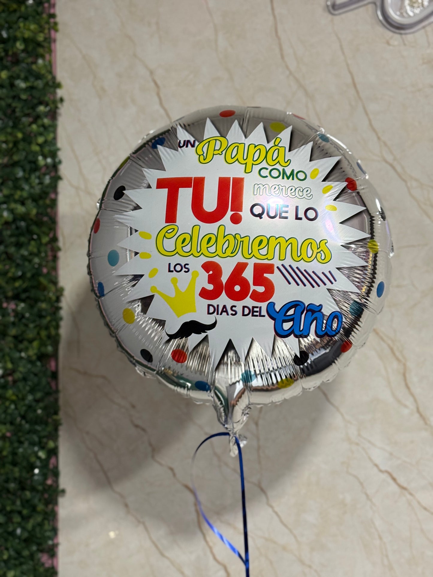 Globo Papá con helio