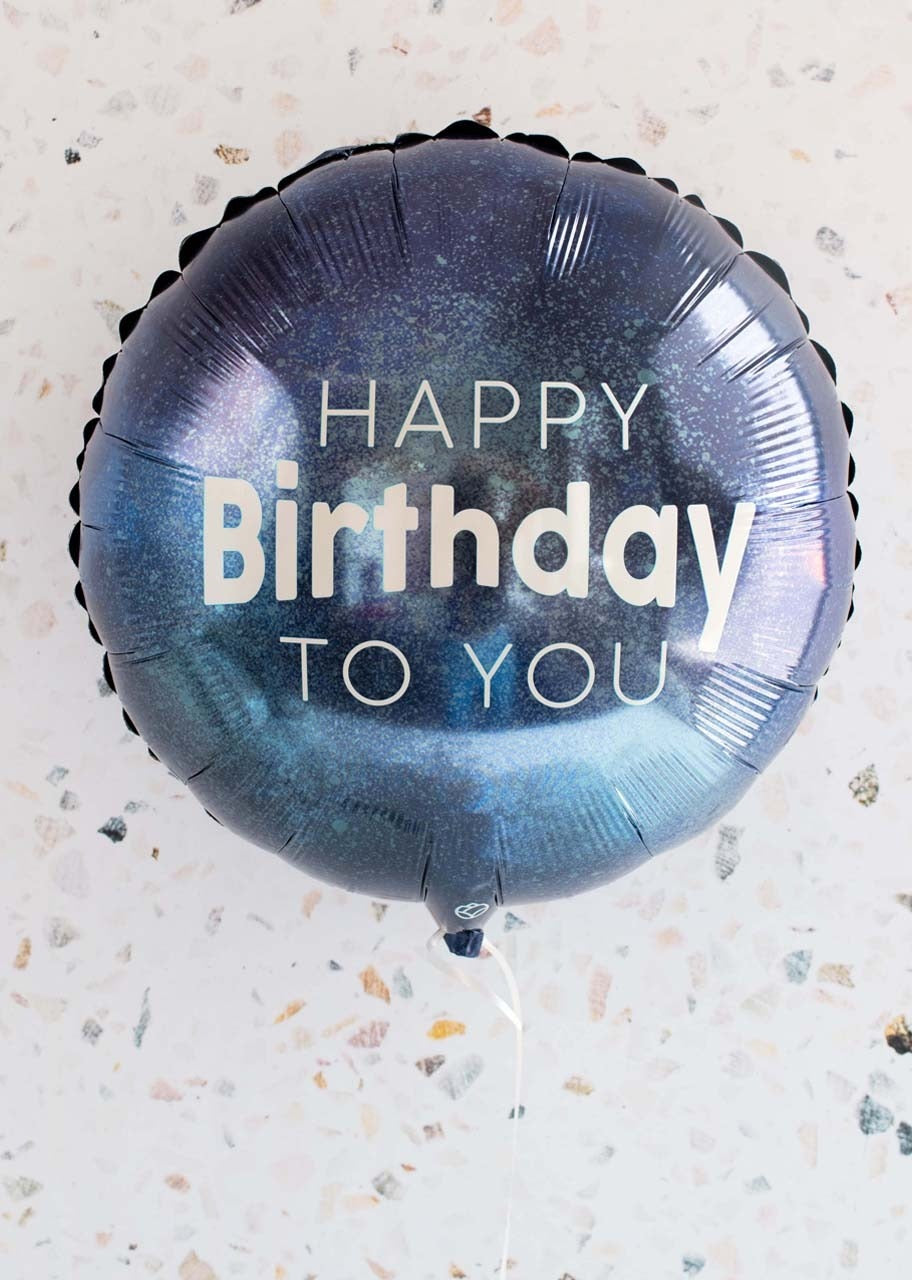Globo Cumpleaños en Portaglobos