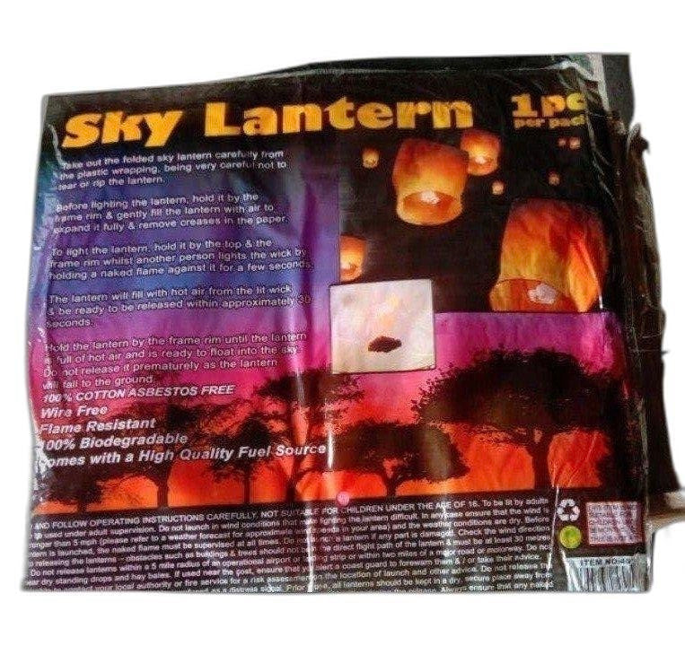 Sky lanterns