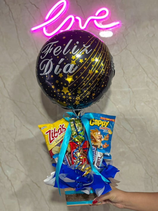Arreglo con chocolates