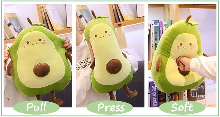 Peluche de aguacate