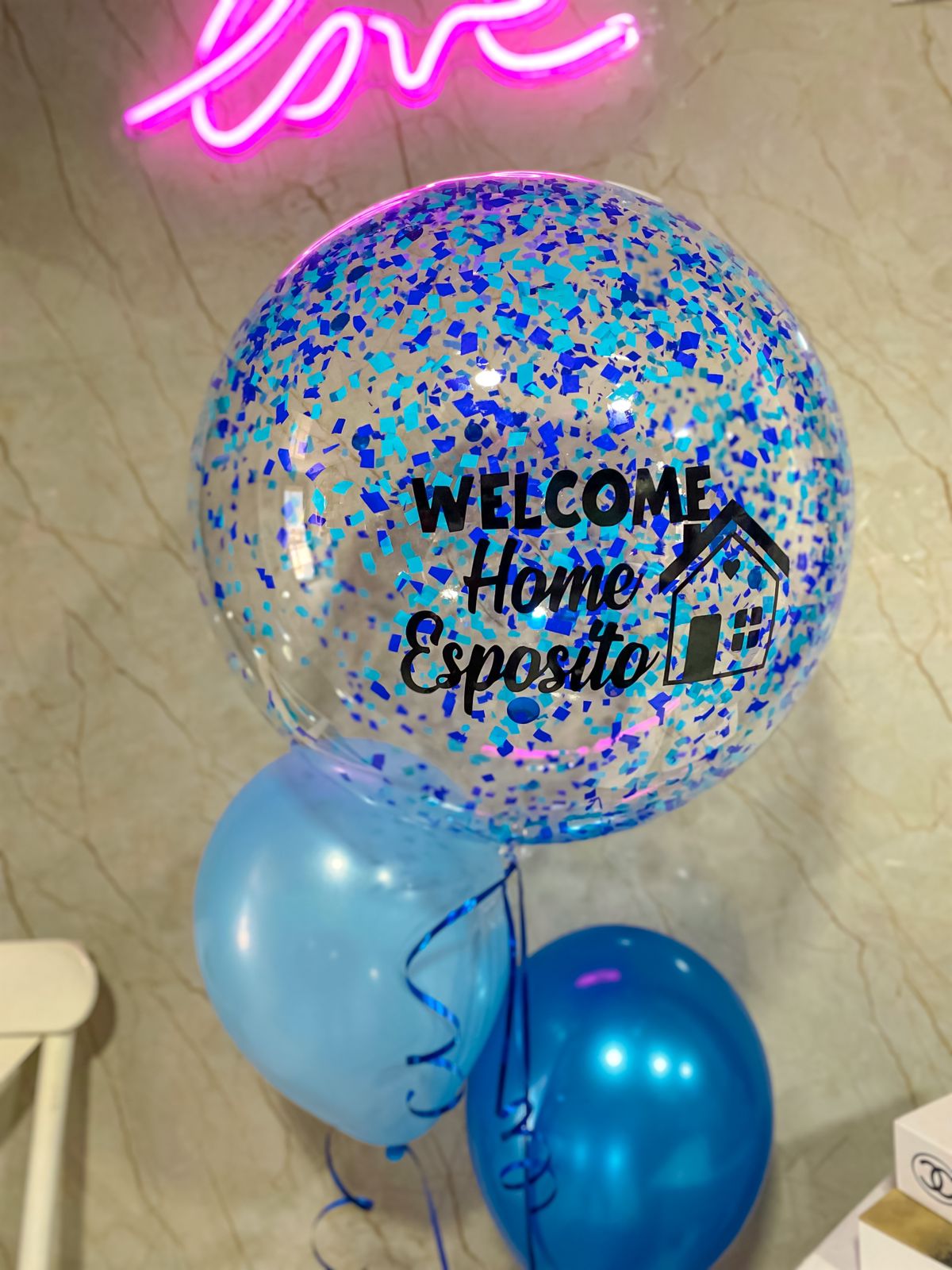 Burbuja Personzalizada de Bienvenida